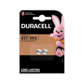 Duracell 357/303 Silver Oxide Batteries - 2 Pack
