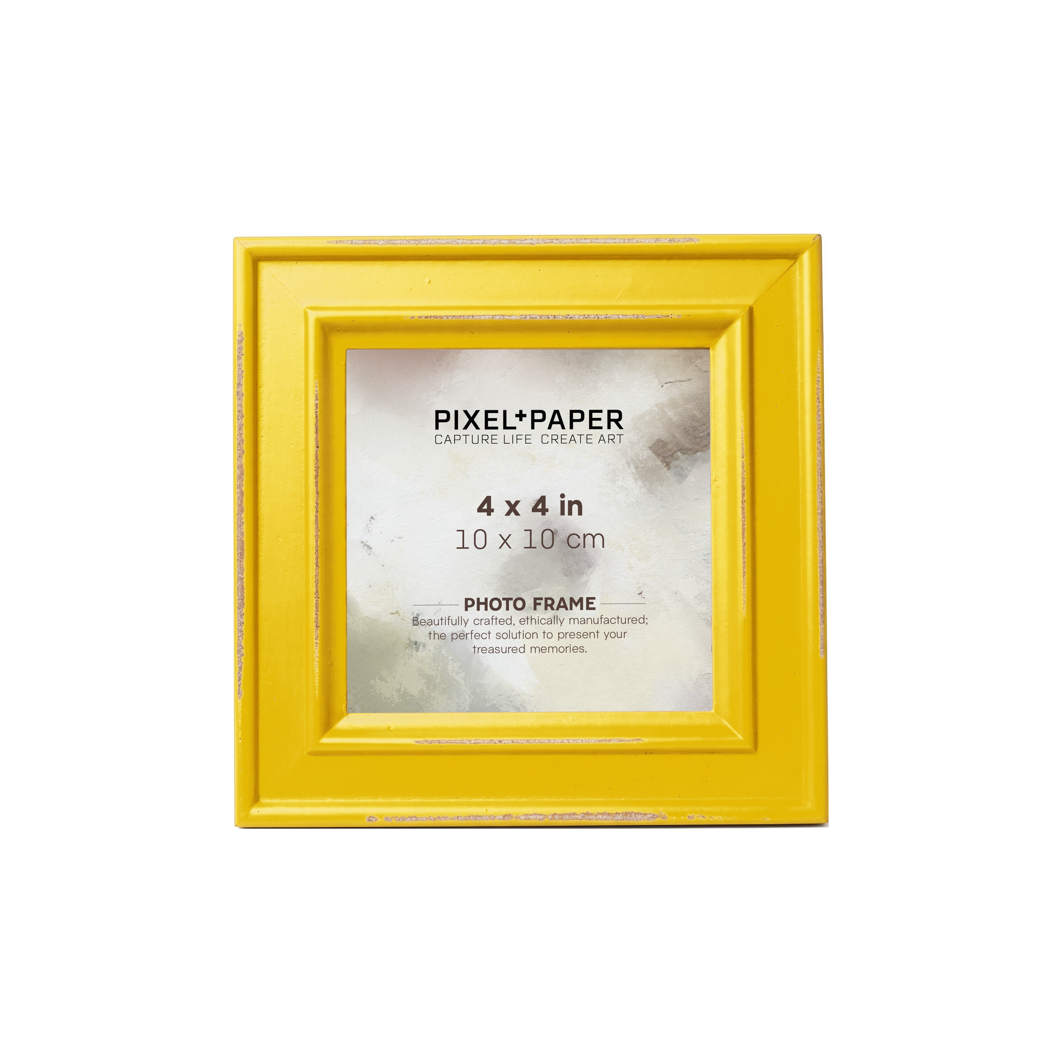 Yellow Distressed Paloma Frame