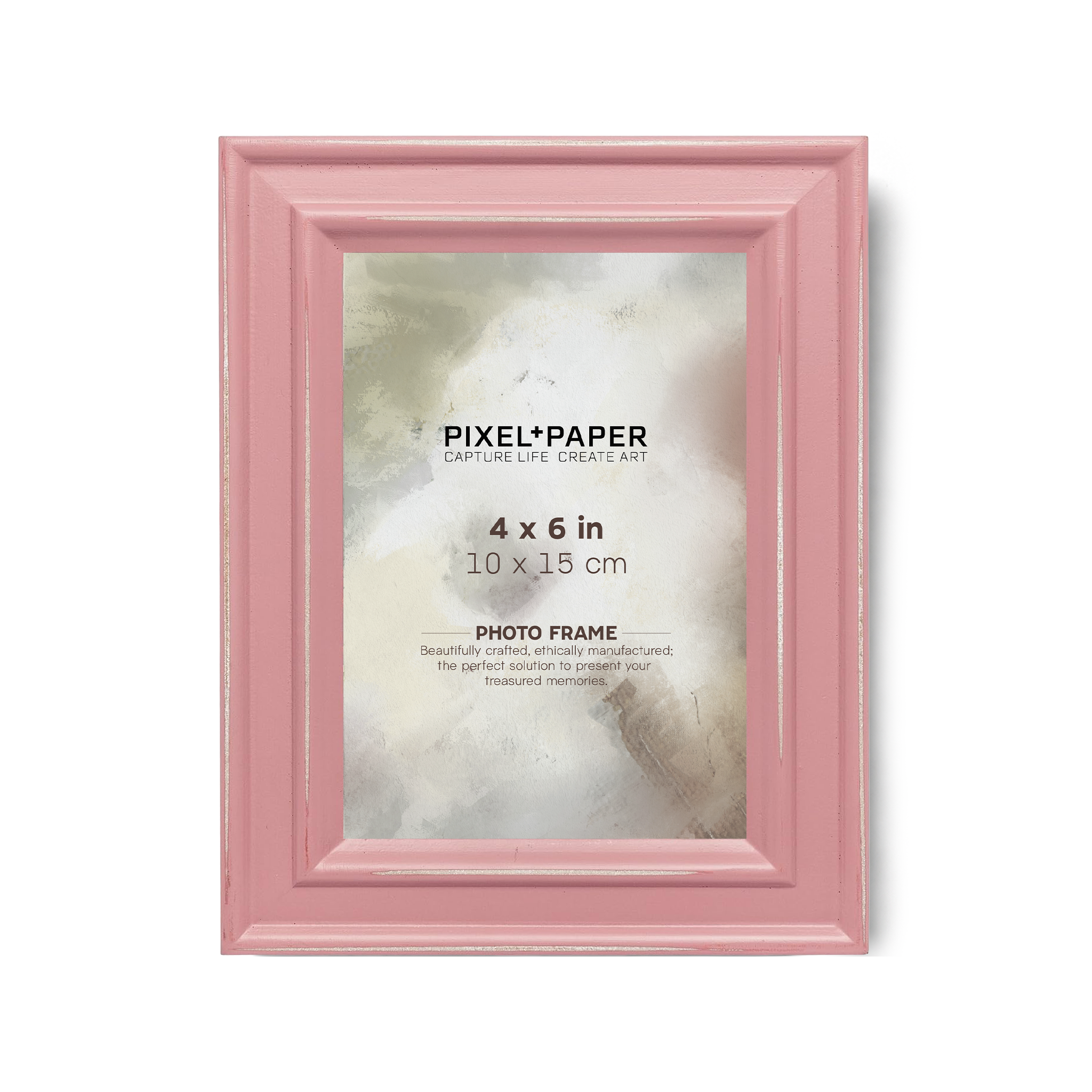 Pink Distressed Paloma Frame