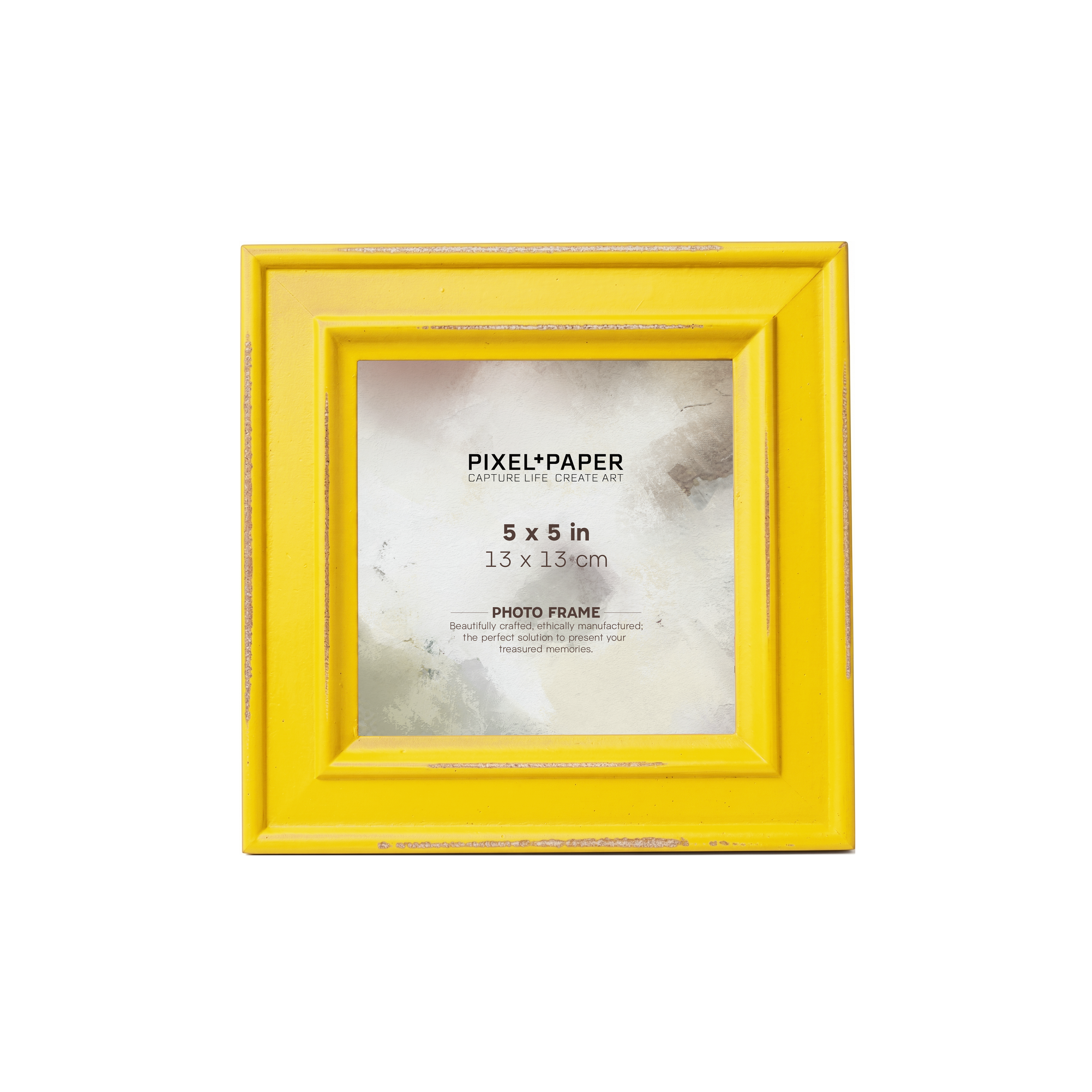 Yellow Distressed Paloma Frame