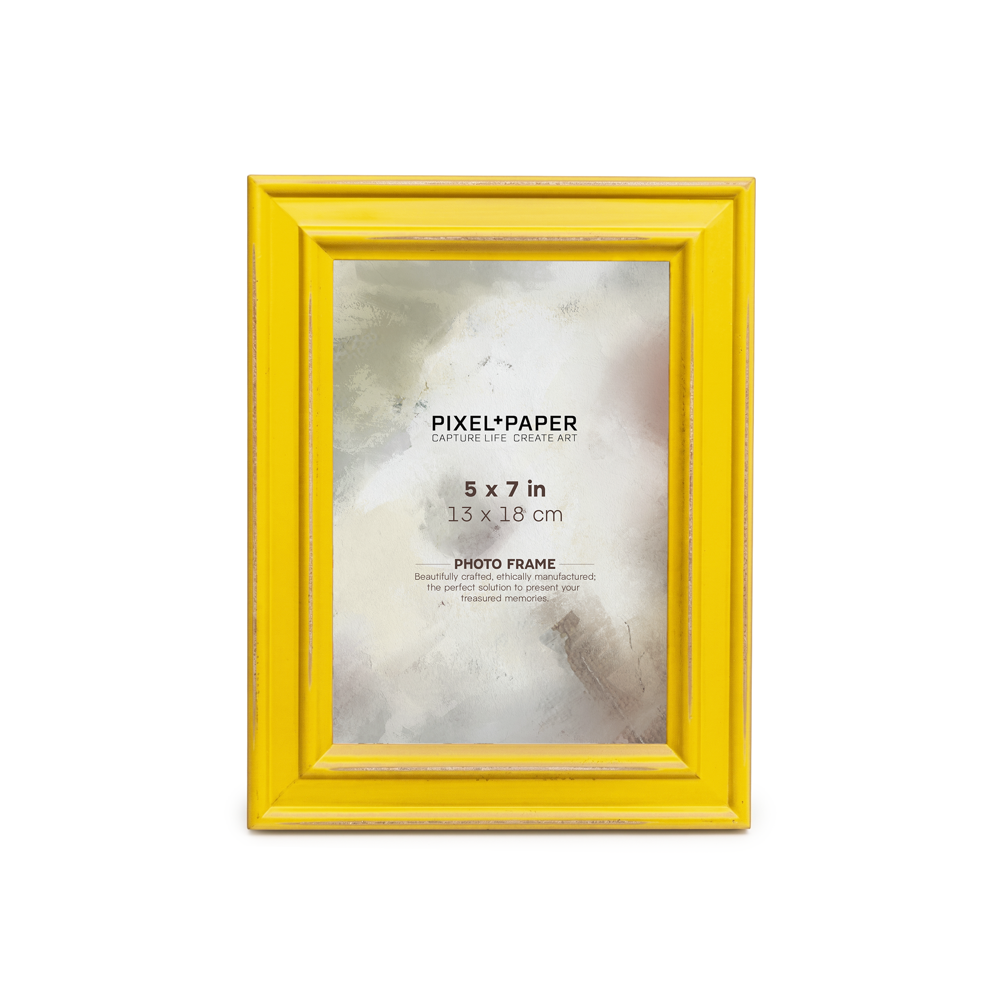 Yellow Distressed Paloma Frame