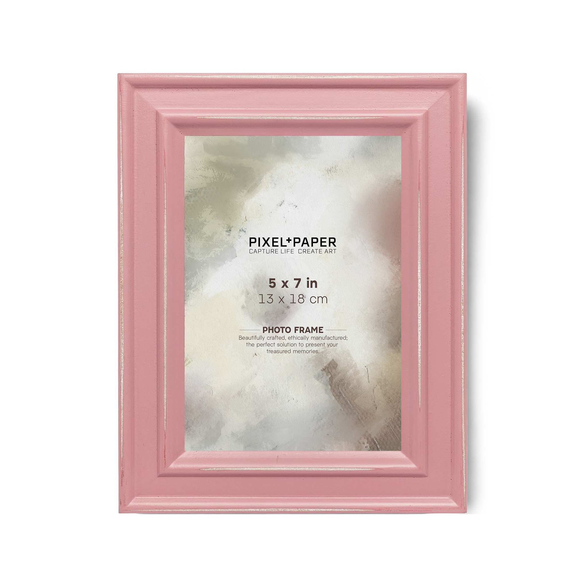 Pink Distressed Paloma Frame