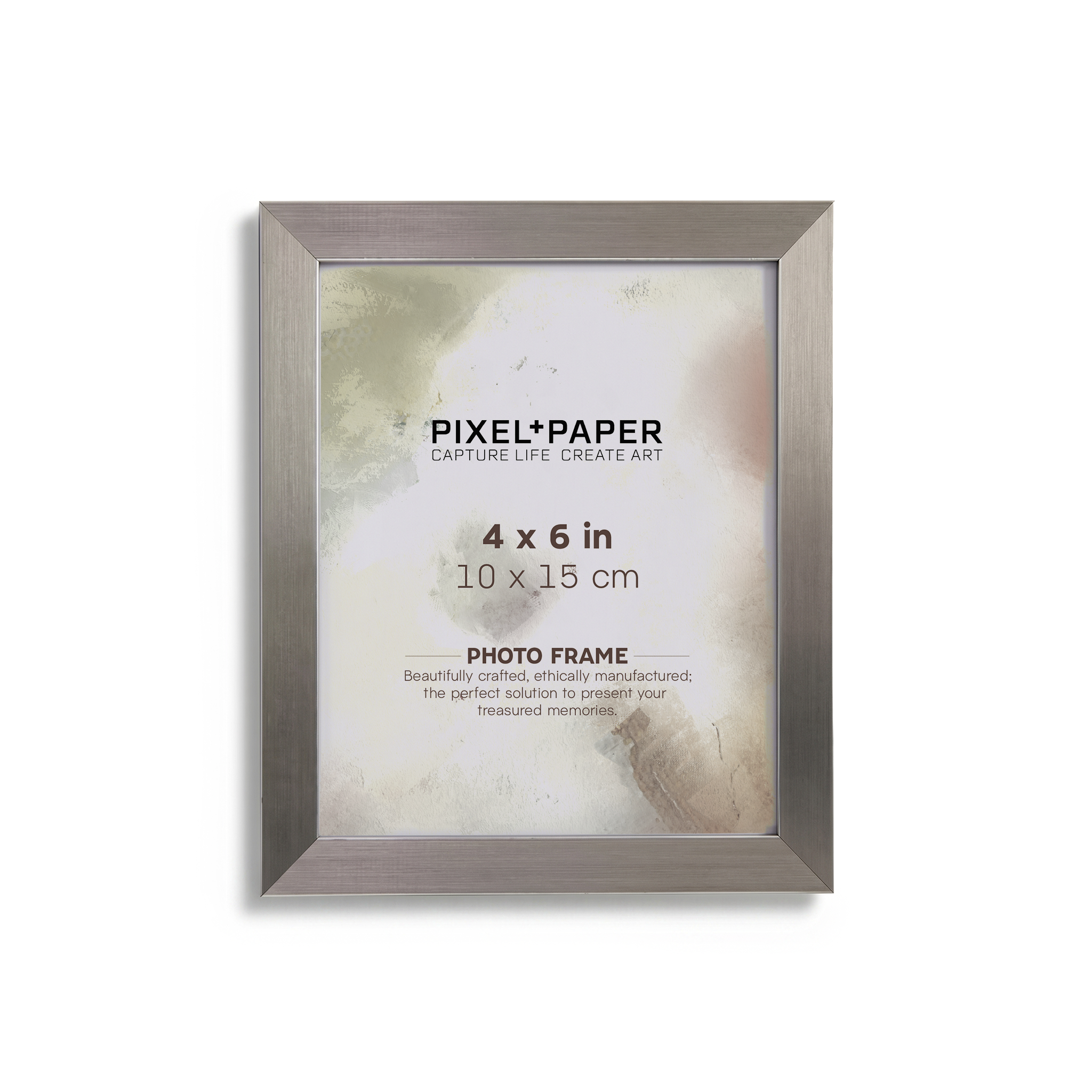Brushed Silver Frame