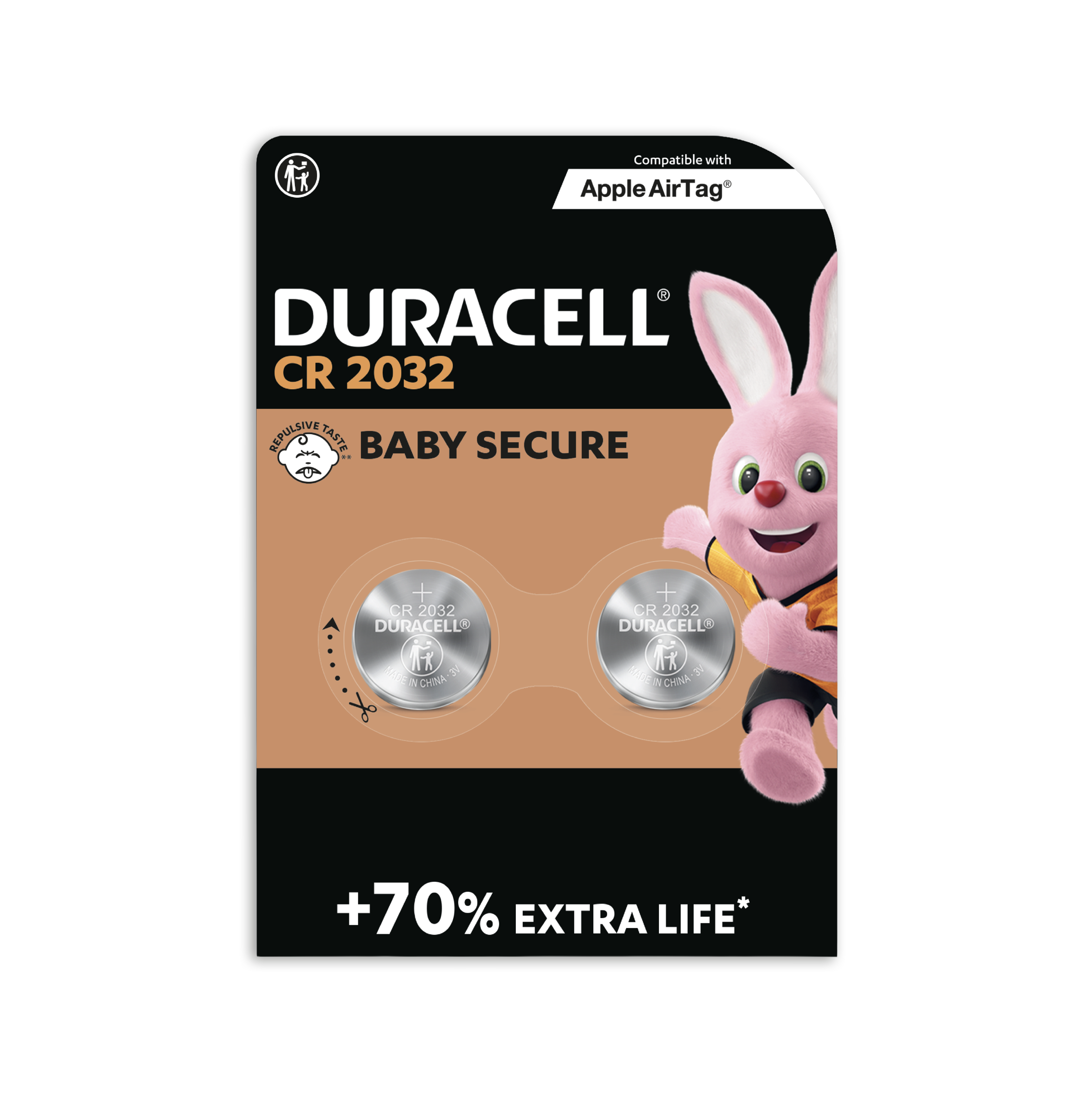 Duracell 2032 Button Batteries - 2 Pack