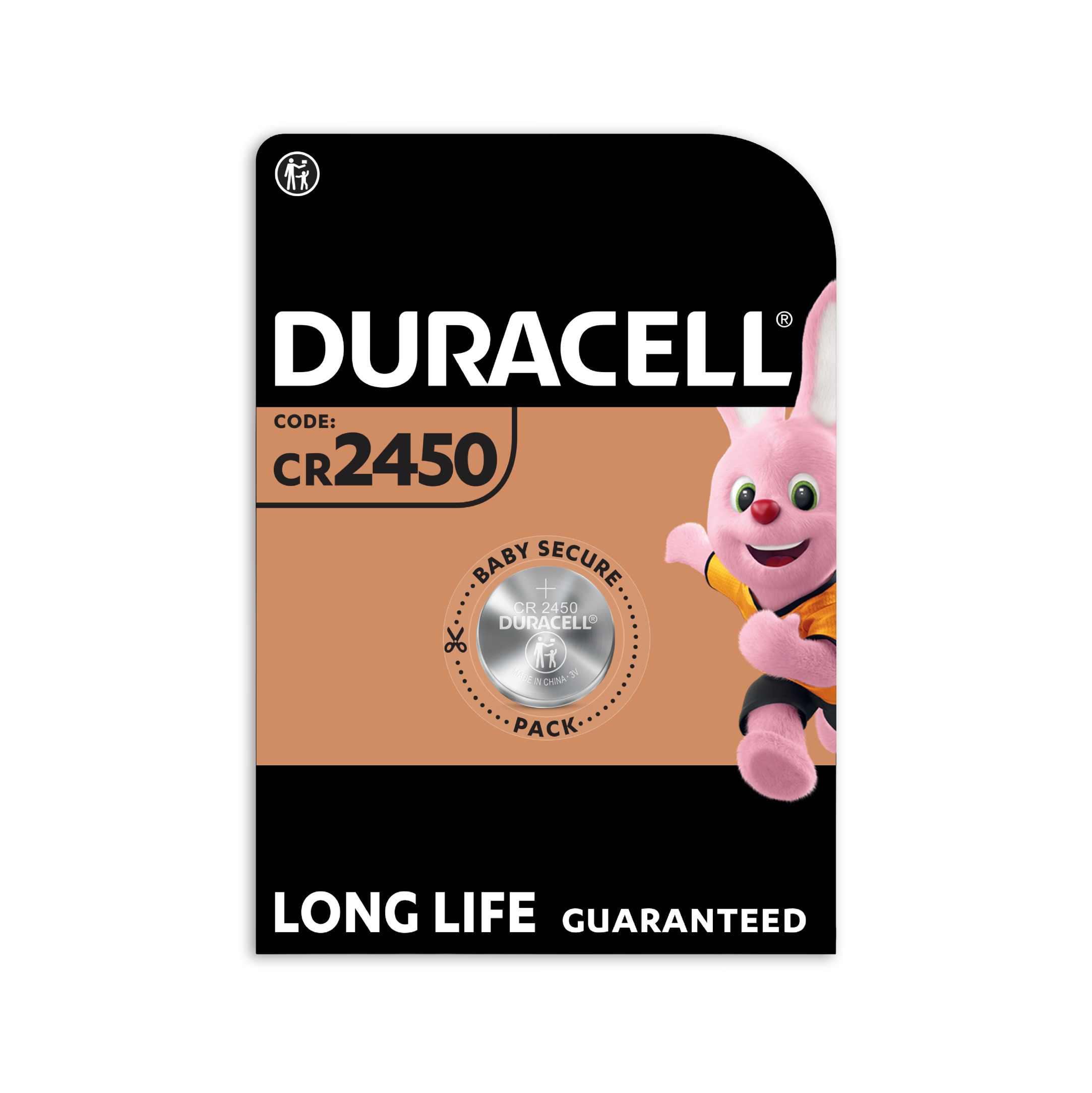 Duracell CR2450 Lithium Coin Cell Battery - Single Pack