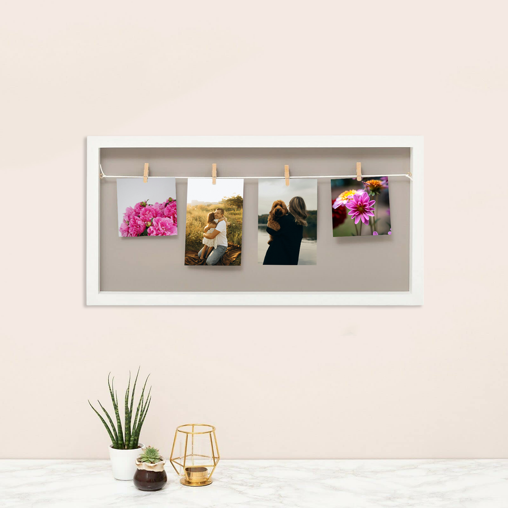 Clothesline Frame 60x30cm White