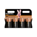 Duracell Plus D Batteries - 4 Pack