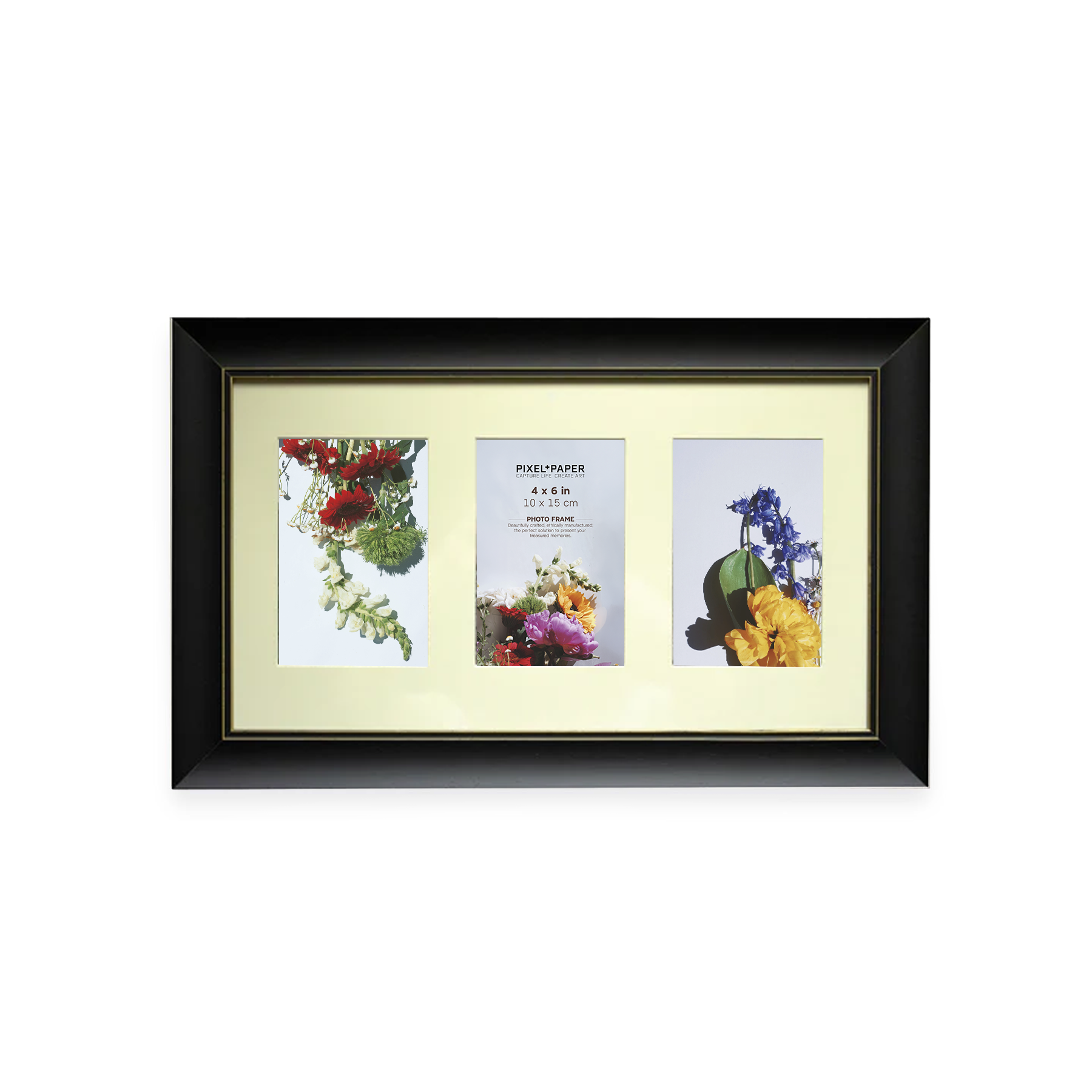 Emilia Classic Frame for Three 4x6" Photos