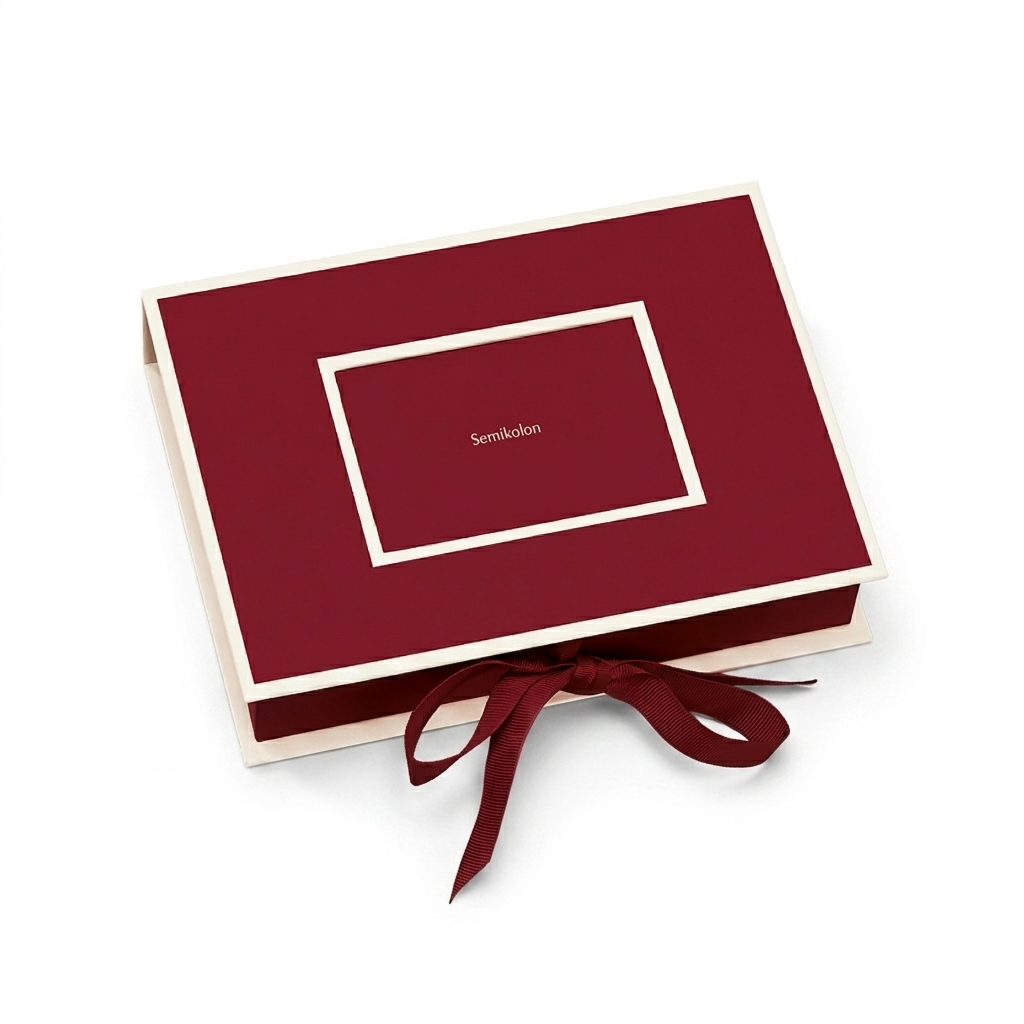 Small Photo Box (Burgundy)