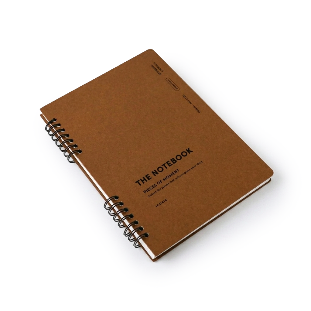 Choco Brown Iconic Compact Notebook [Grid A5]