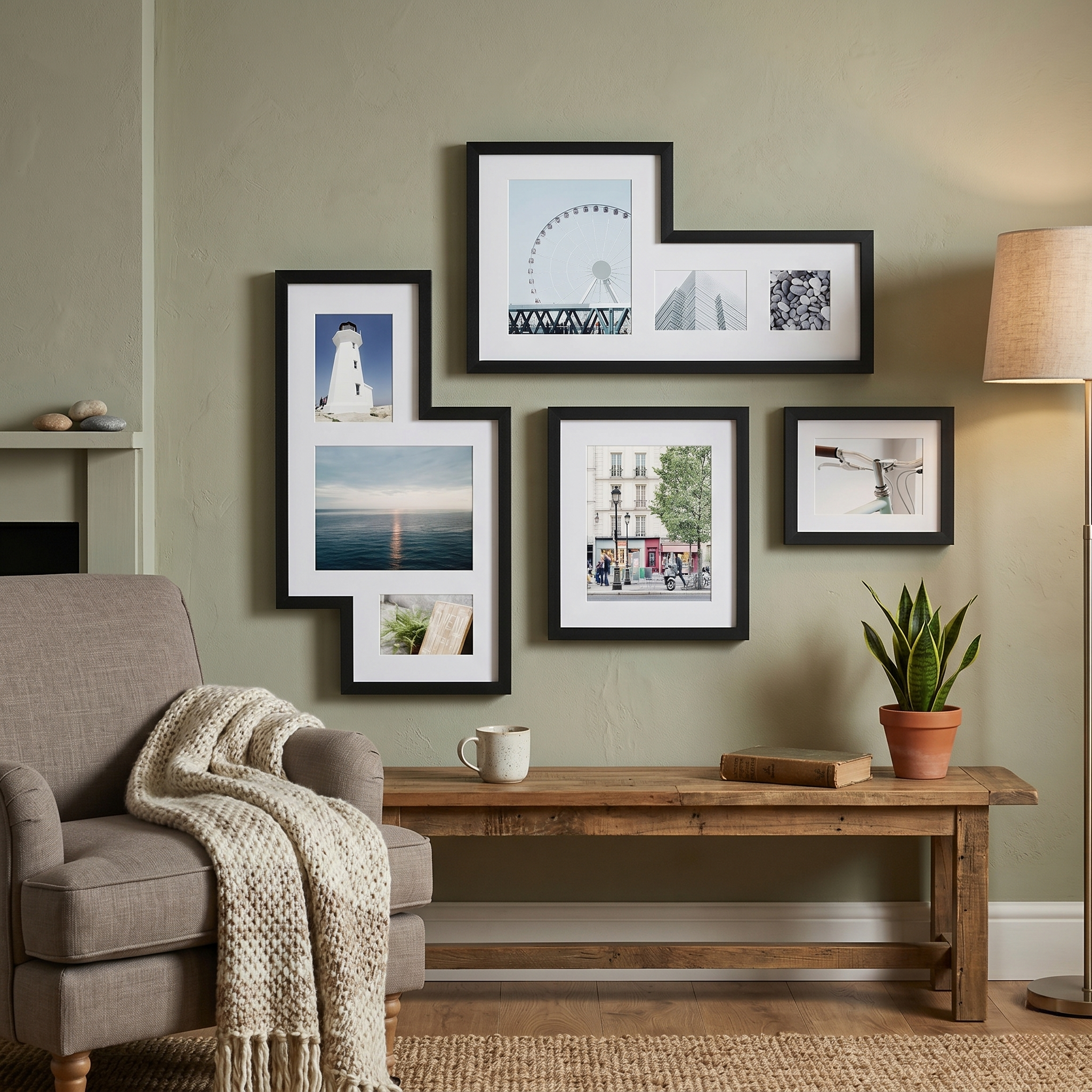 Umbra Mingle Gallery Black Set of 4 Frames