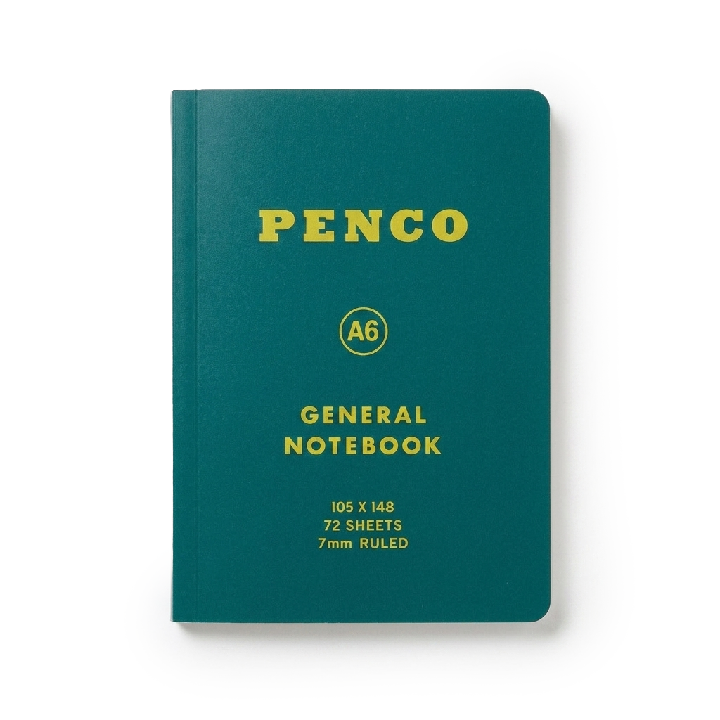 Penco Soft PP Notebook Green (Ruled A6)