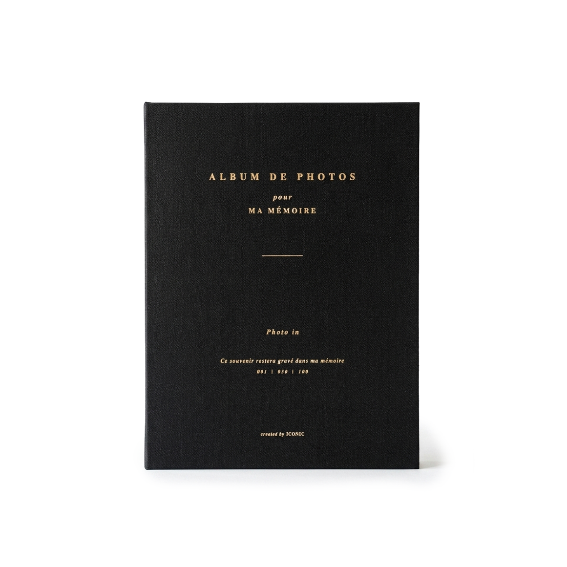 Black Iconic Photo Album (4x6)