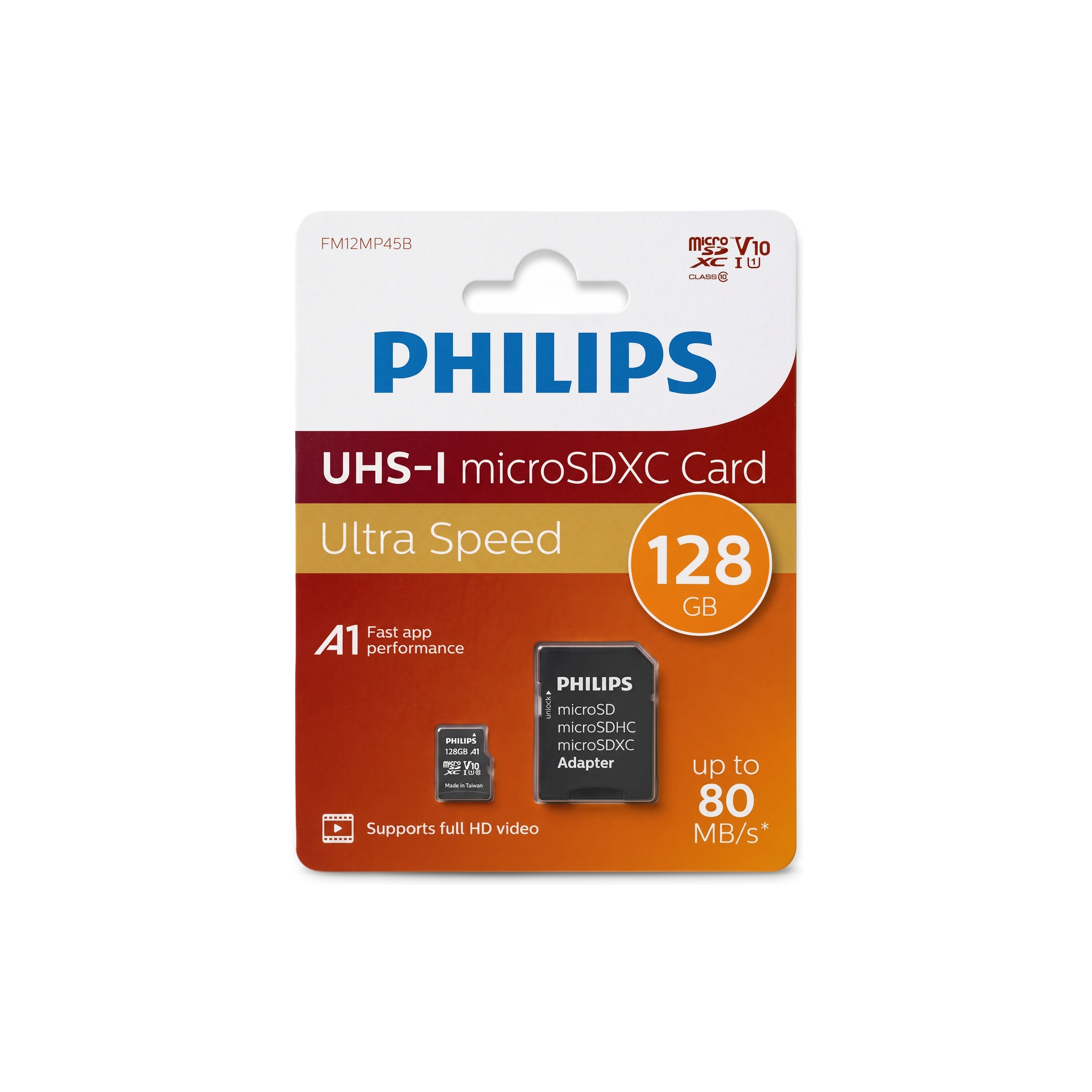 Philips UHS-I microSDHC Card 128GB