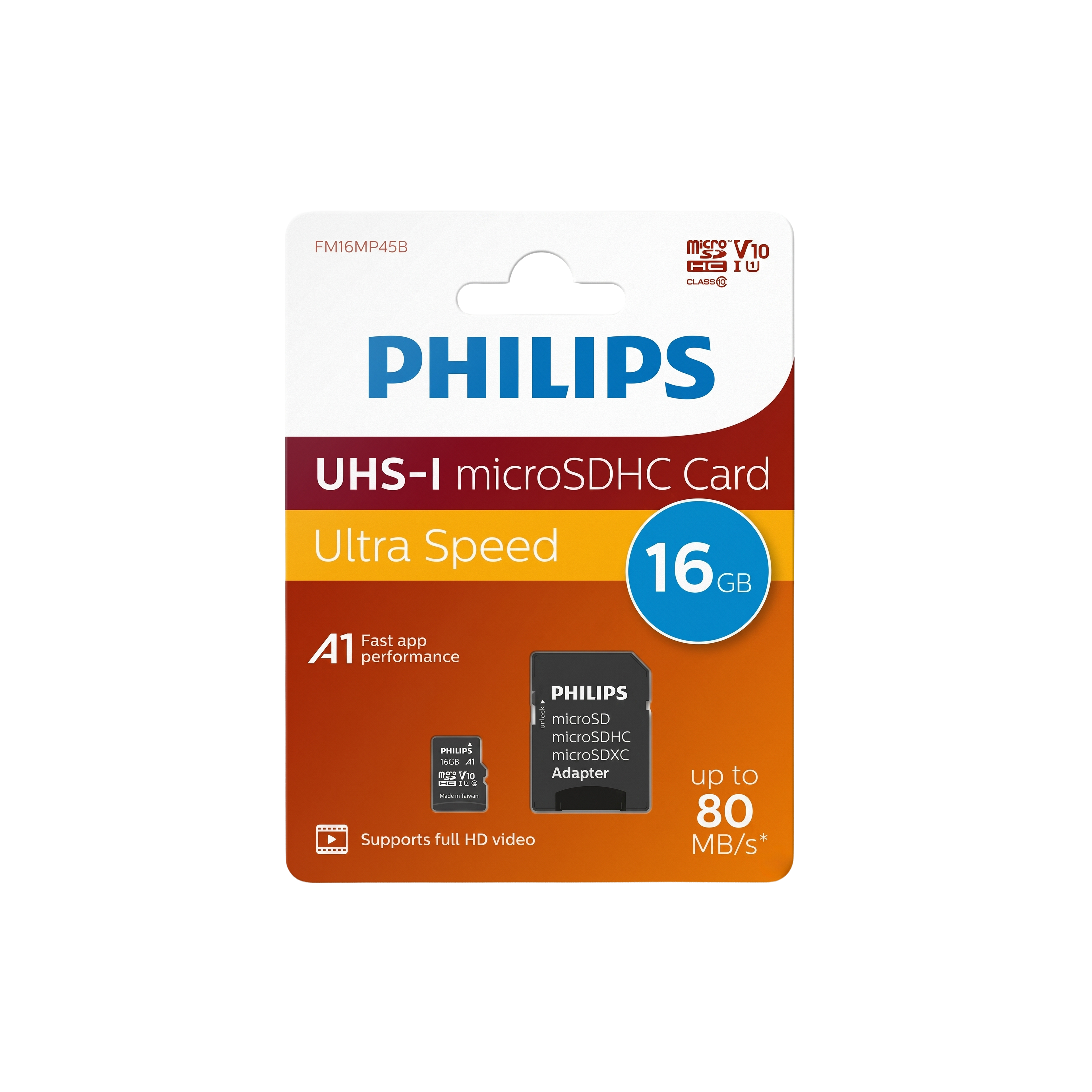 Philips UHS-I microSDHC Card 16GB