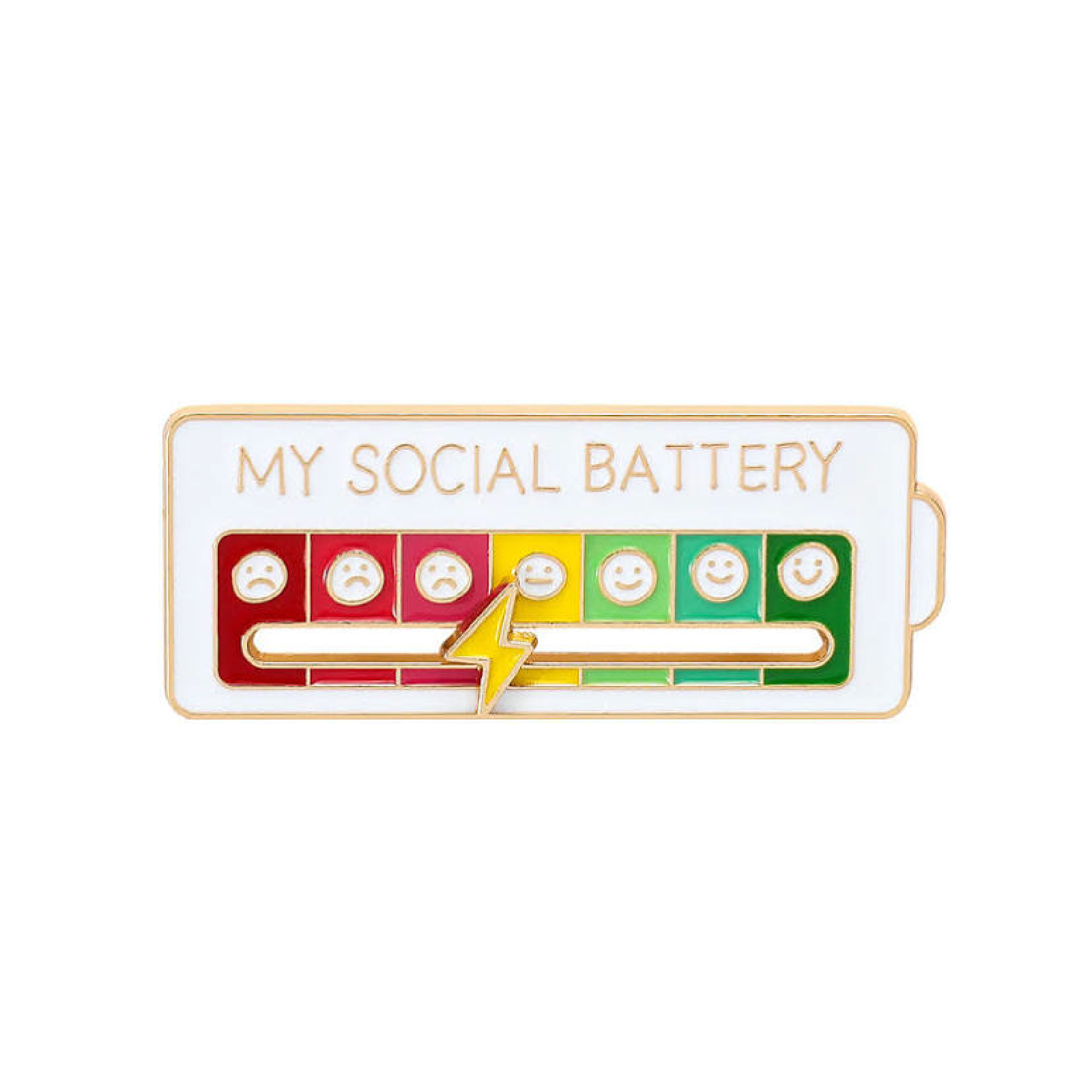 Social Battery Badge