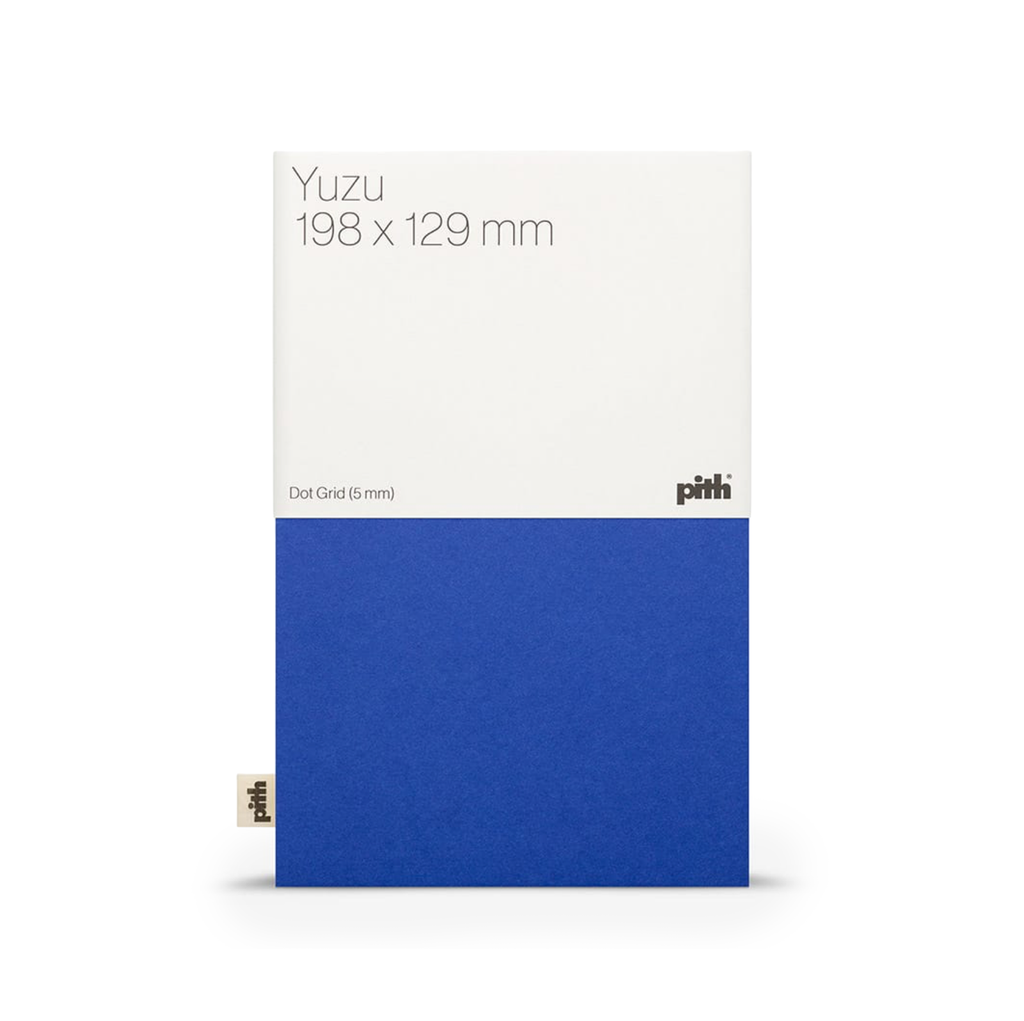 Yuzu Notebook Blue Dot Grid
