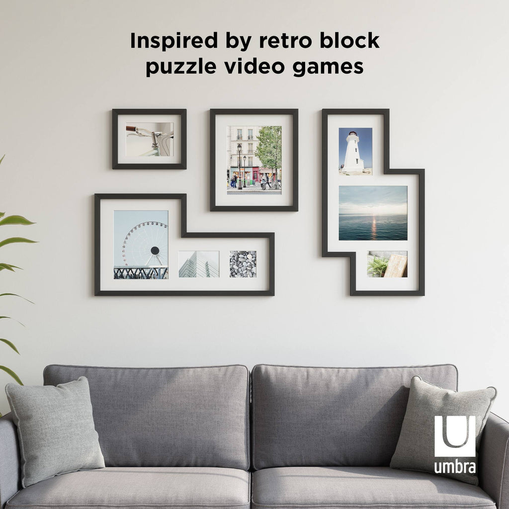 Umbra Mingle Gallery Black Set of 4 Frames